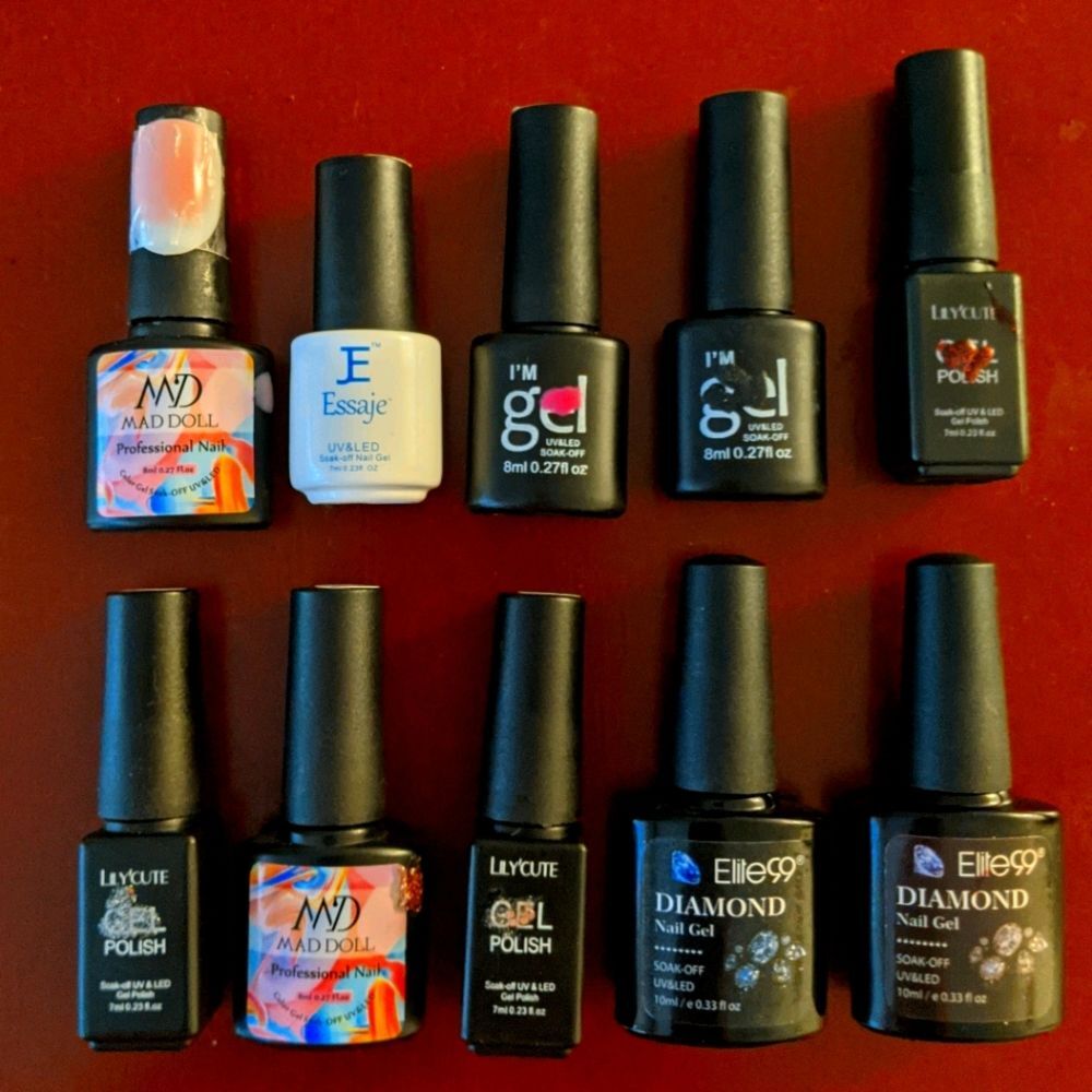 Glitter Gel Polish Bundle 10 Piece